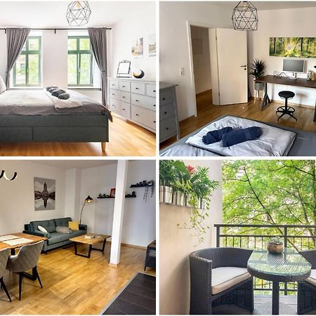 Super Zentrale, Gemutliche Wohnung Mit Balkon Leipzig Eksteriør billede